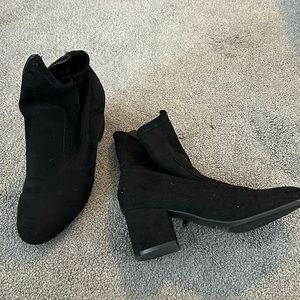 Black Suede Ankle Boots